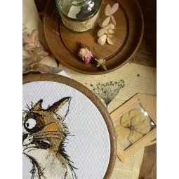 Kreuzstich-Set "Emotionen. Schock." 11 x 12 cm SANE-05