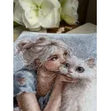 Cross stitch kit "Friend" 28 х 27 cm SAND-48