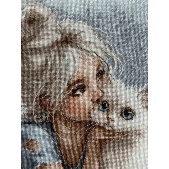 Kreuzstich-Set "Freund" 28 x 27 cm SAND-48