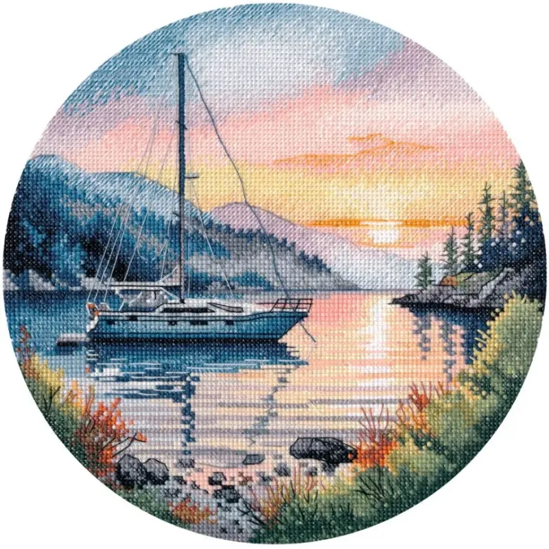 Cross stitch kit "Evening harbor" S1716