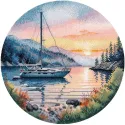 Cross stitch kit "Evening harbor" S1716