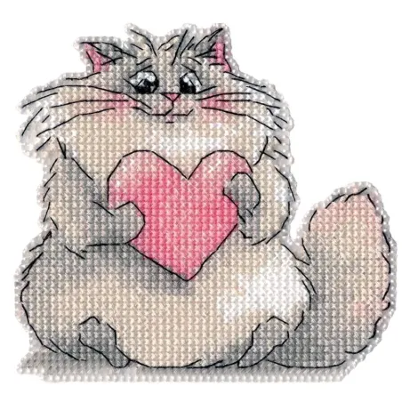 Cross stitch kit "Magnet. Kitty." S1712