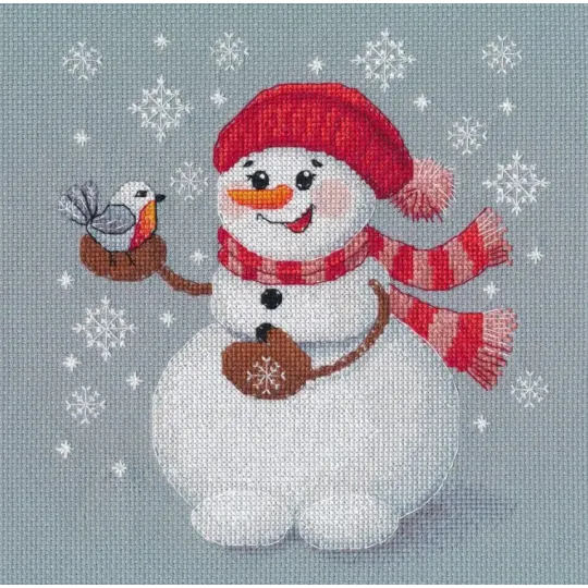 Cross stitch kit "Snowman" S1711