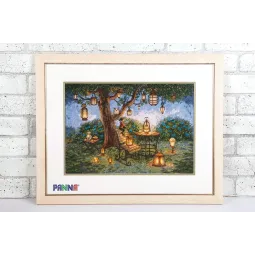 Kreuzstich-Set PANNA "Laternen" 43 x 30 cm PVS-1972