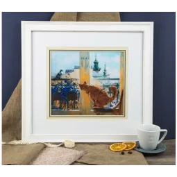 Kryželiu siuvinėjimo rinkinys PANNA "Medžiotojas" 25 x 22 cm PJK-2037