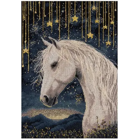 Cross stitch kit PANNA "Under the starry sky" 21 x 30 cm PJ-7537