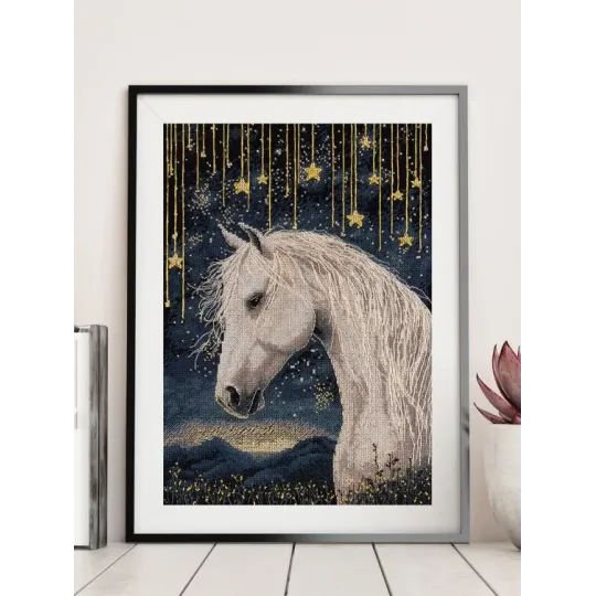 Cross stitch kit "Under the starry sky" PJ-7537