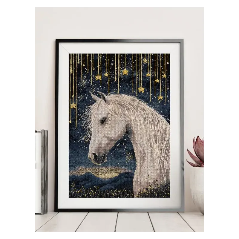 Cross stitch kit "Under the starry sky" PJ-7537