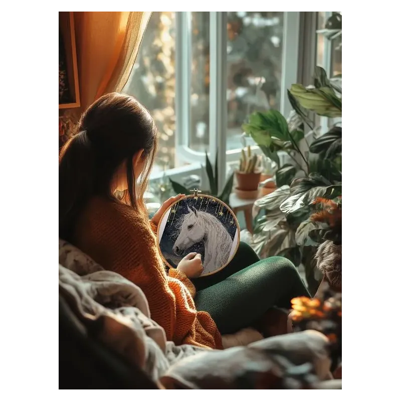 Набор для вышивки крестом PANNA "Под звездным небом" 21 x 30 см PJ-7537