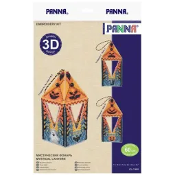 Kit point de croix PANNA "Lanterne mystique" 7 x 15,5 cm PIG-7488