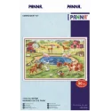 Cross stitch kit PANNA "Morning on the farm" 33.5 x 21.5 cm PDE-7218