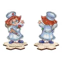 Cross stitch kit "Nurse, with stand" SR-1309