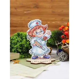 Набор для вышивания крестиком "Медсестра" 13 х 8 см SR-1309