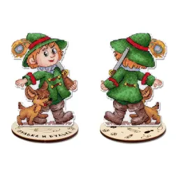 Cross stitch kit "Hunter, with stand" SR-1308