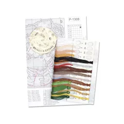 Kreuzstich-Set "Jäger" 13 x 9 cm SR-1308