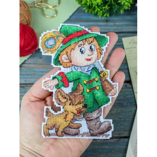 Cross stitch kit "Hunter, with stand" SR-1308