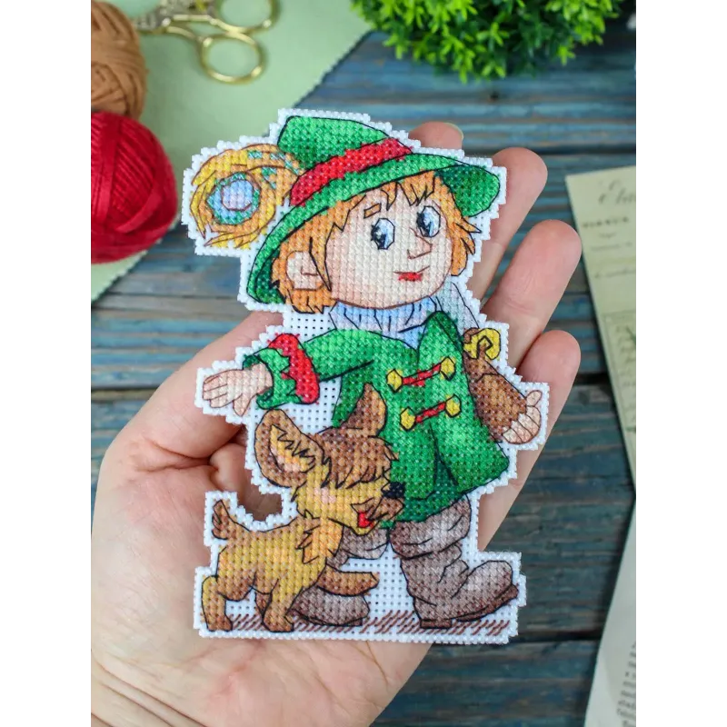 Cross stitch kit "Hunter" 13 x 9 cm SR-1308