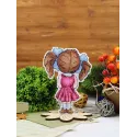 Cross stitch kit "Cute girl, with a stand" SR-1307