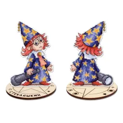 Cross stitch kit "Astronomer, with stand" SR-1306