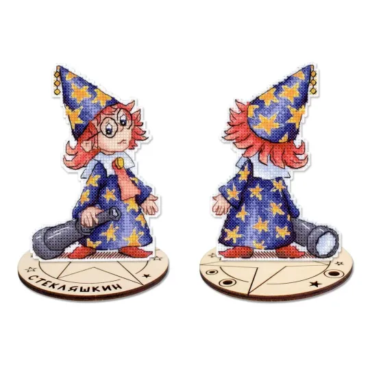 Cross stitch kit "Astronomer, with stand" SR-1306