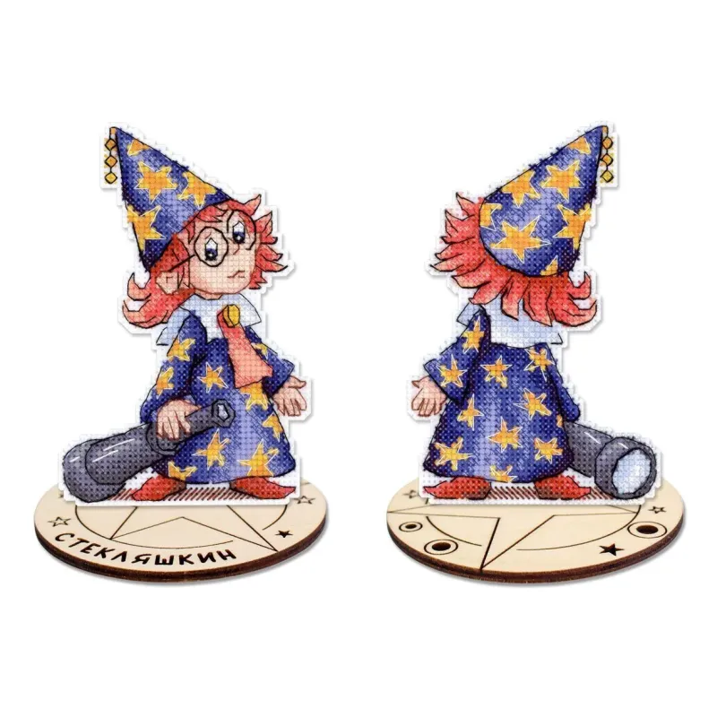 Cross stitch kit "Astronomer, with stand" SR-1306