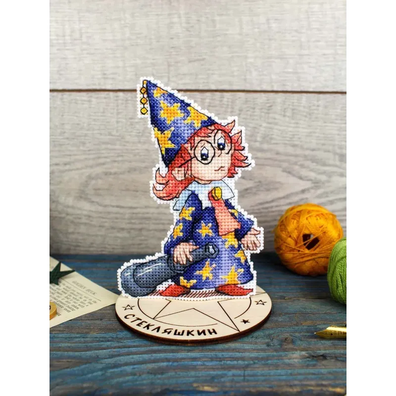 Cross stitch kit "Astronomer, with stand" SR-1306