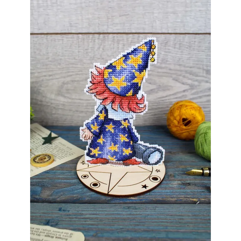 Cross stitch kit "Astronomer" 13 x 8 cm SR-1306