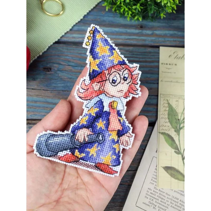 Cross stitch kit "Astronomer, with stand" SR-1306