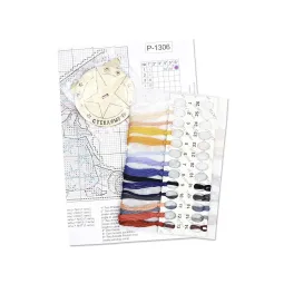 Cross stitch kit "Astronomer, with stand" SR-1306