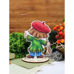 Cross stitch kit "Artist, with stand" SR-1305