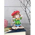 Cross stitch kit "Artist, with stand" SR-1305