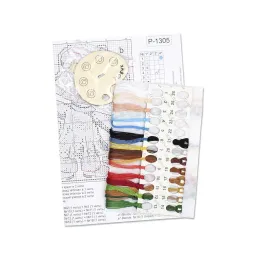 Kreuzstich-Set "Künstler" 12 x 9 cm SR-1305