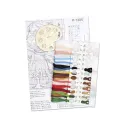 Cross stitch kit "Artist" 12 x 9 cm SR-1305
