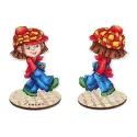 Cross stitch kit "Reveler, with a stand" SR-1304