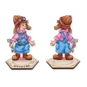 Cross stitch kit "Mechanic 2" 13 x 8 cm SR-1303