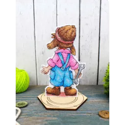 Kreuzstich-Set "Mechaniker 2" 13 x 8 cm SR-1303