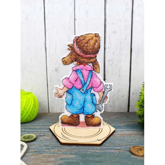 Cross stitch kit "Mechanic 2" 13 x 8 cm SR-1303