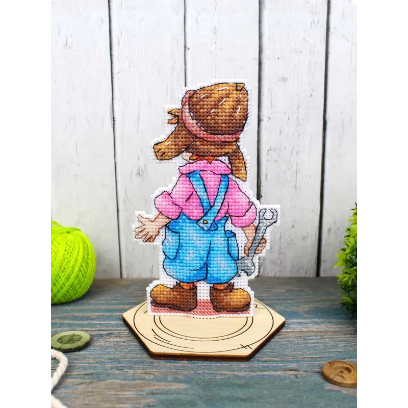 Cross stitch kit "Mechanic 2" 13 x 8 cm SR-1303