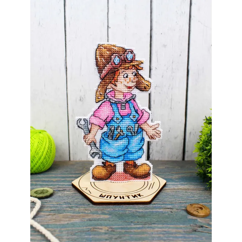 Cross stitch kit "Mechanic 2" 13 x 8 cm SR-1303