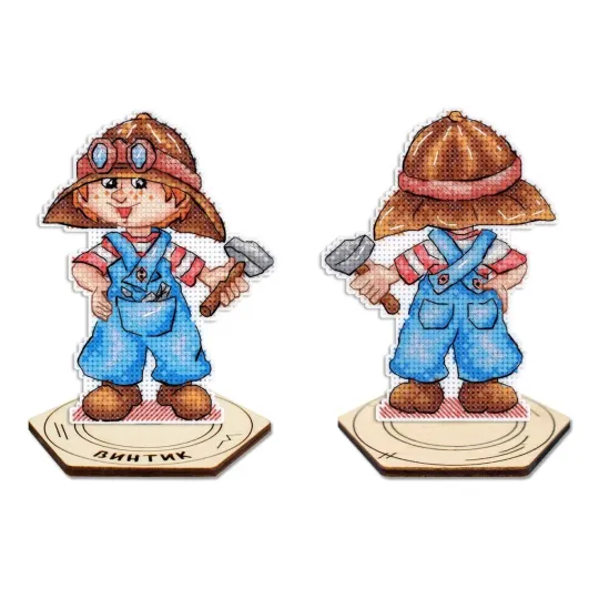Cross stitch kit "Mechanic 1, with stand" SR-1302