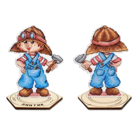 Cross stitch kit "Mechanic 1, with stand" SR-1302
