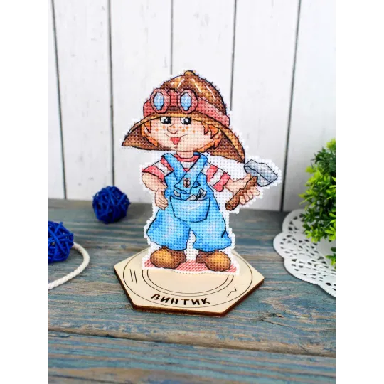 Cross stitch kit "Mechanic 1" 12 x 9 cm SR-1302