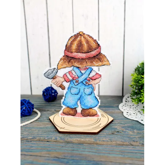 Cross stitch kit "Mechanic 1" 12 x 9 cm SR-1302