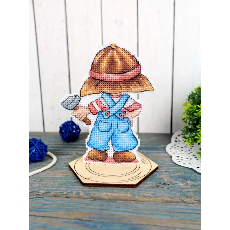 Cross stitch kit "Mechanic 1" 12 x 9 cm SR-1302