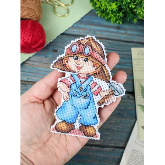 Cross stitch kit "Mechanic 1, with stand" SR-1302