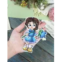 Cross stitch kit "Blue-eyed girl, with a stand" SR-1301