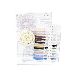 Kreuzstich-Set "Das blauäugige Mädchen" 13 x 9 cm SR-1301