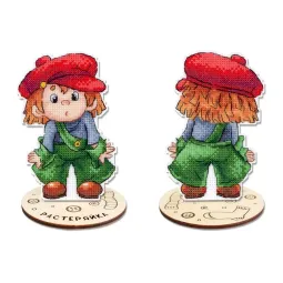 Cross stitch kit "Confused" 13 x 9 cm SR-1200