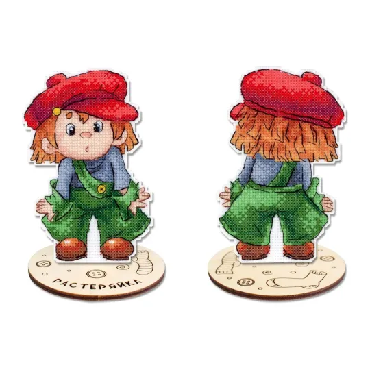 Cross stitch kit "Confused" 13 x 9 cm SR-1200