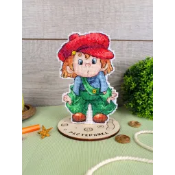 Cross stitch kit "Confused" 13 x 9 cm SR-1200